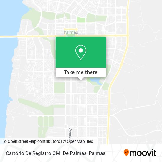 Cartório De Registro Civil De Palmas map