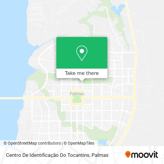 Centro De Identificação Do Tocantins map