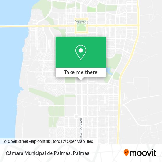 Câmara Municipal de Palmas map