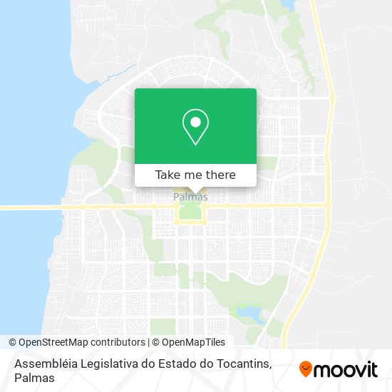 Assembléia Legislativa do Estado do Tocantins map