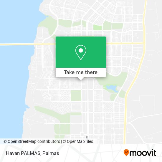 Havan PALMAS map