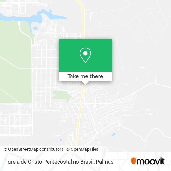 Igreja de Cristo Pentecostal no Brasil map