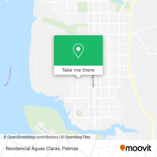 Residencial Águas Claras map