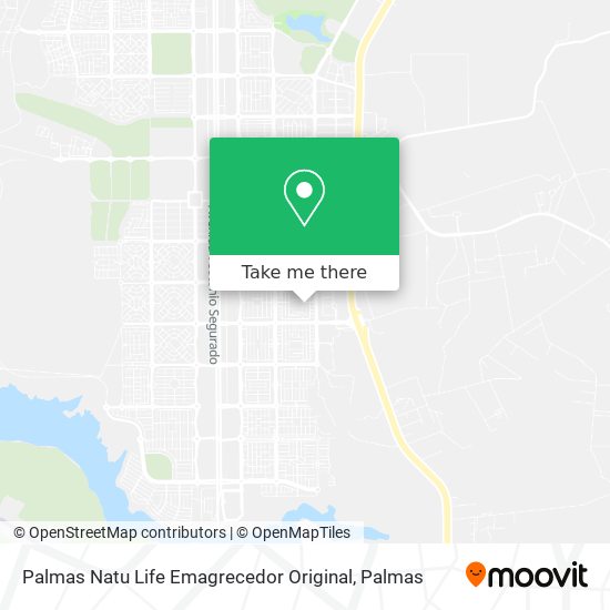 Palmas Natu Life Emagrecedor Original map