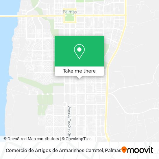 Comércio de Artigos de Armarinhos Carretel map