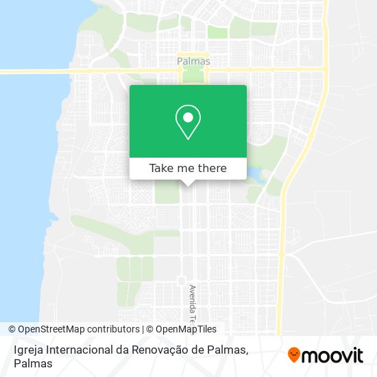 Igreja Internacional da Renovação de Palmas map