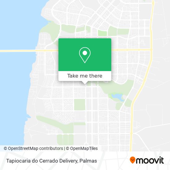 Mapa Tapiocaria do Cerrado Delivery