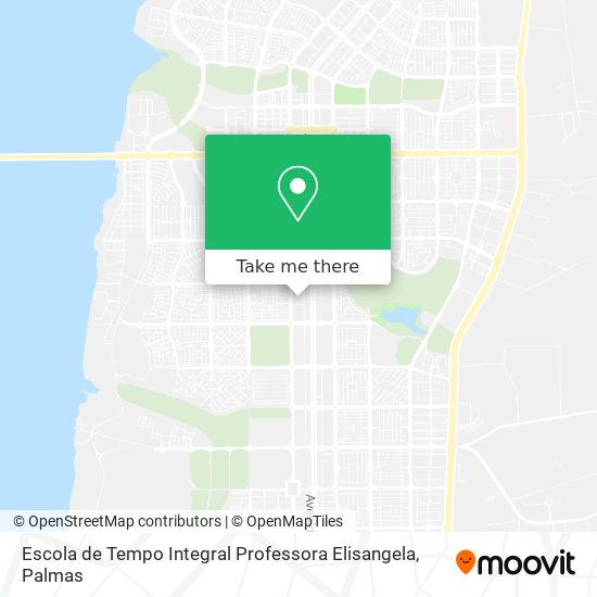 Mapa Escola de Tempo Integral Professora Elisangela