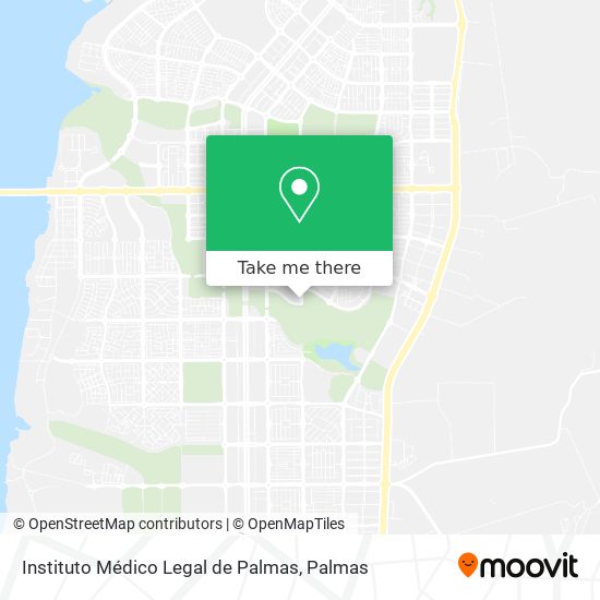 Instituto Médico Legal de Palmas map