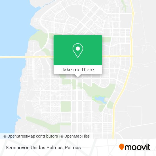 Seminovos Unidas Palmas map