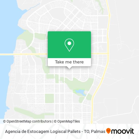 Agencia de Estocagem Logiscal Pallets - TO map