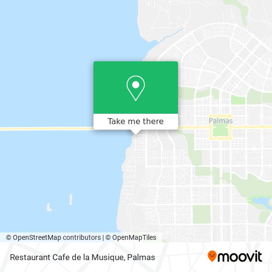 Restaurant Cafe de la Musique map