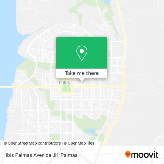 ibis Palmas Avenida JK map