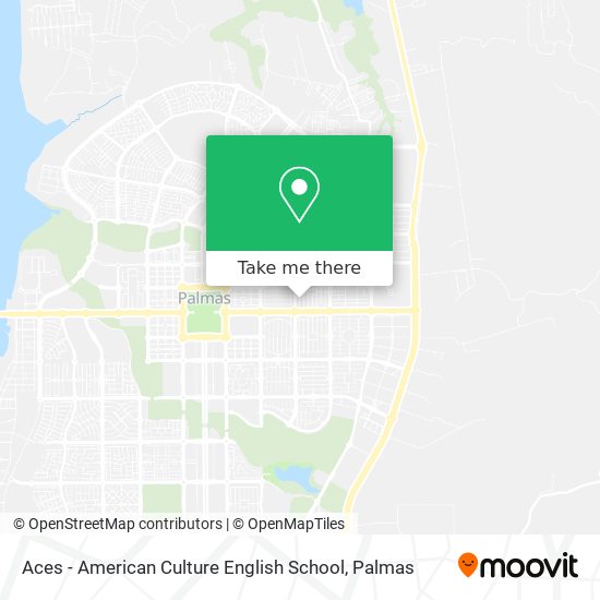 Aces - American Culture English School map