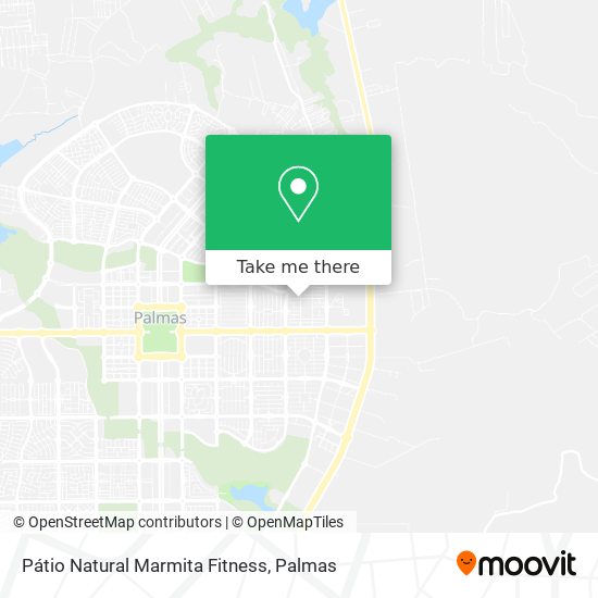 Pátio Natural Marmita Fitness map