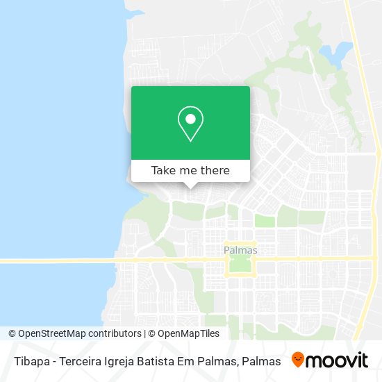 Tibapa - Terceira Igreja Batista Em Palmas map