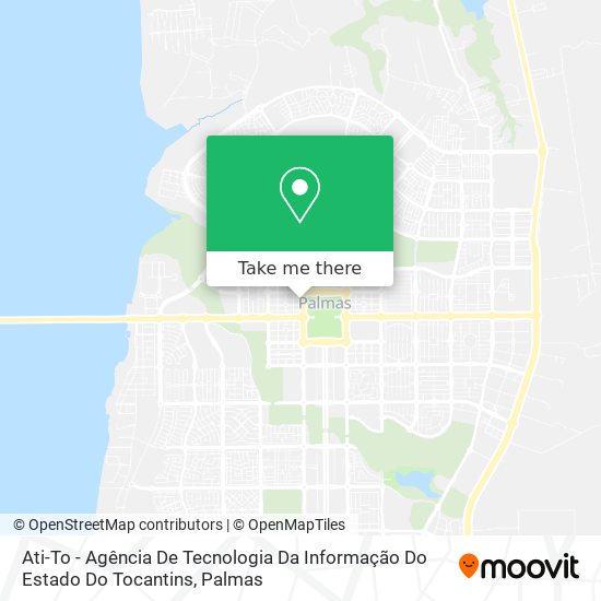 Ati-To - Agência De Tecnologia Da Informação Do Estado Do Tocantins map