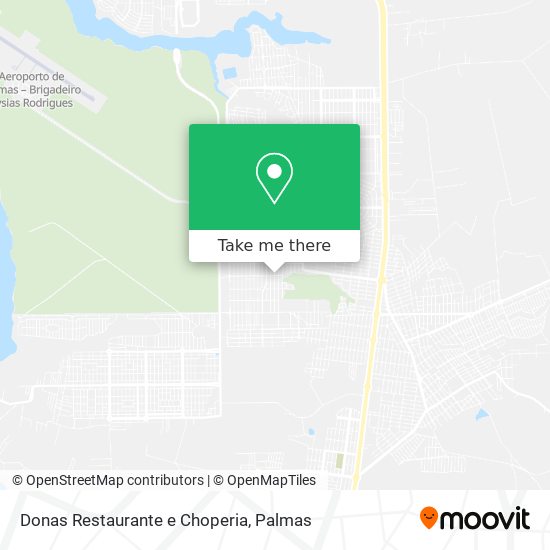 Mapa Donas Restaurante e Choperia