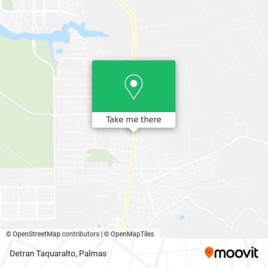 Detran Taquaralto map
