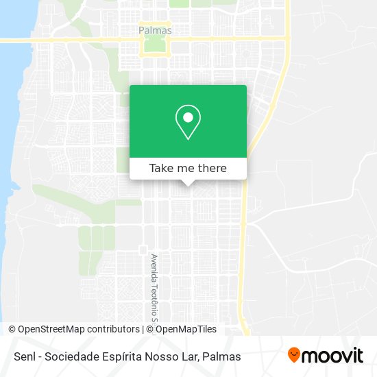 Senl - Sociedade Espírita Nosso Lar map