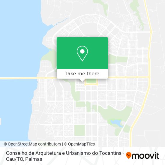 Conselho de Arquitetura e Urbanismo do Tocantins - Cau / TO map