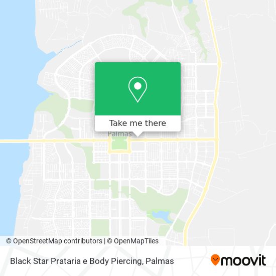 Black Star Prataria e Body Piercing map