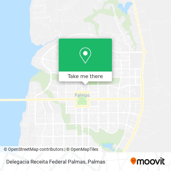 Delegacia Receita Federal Palmas map