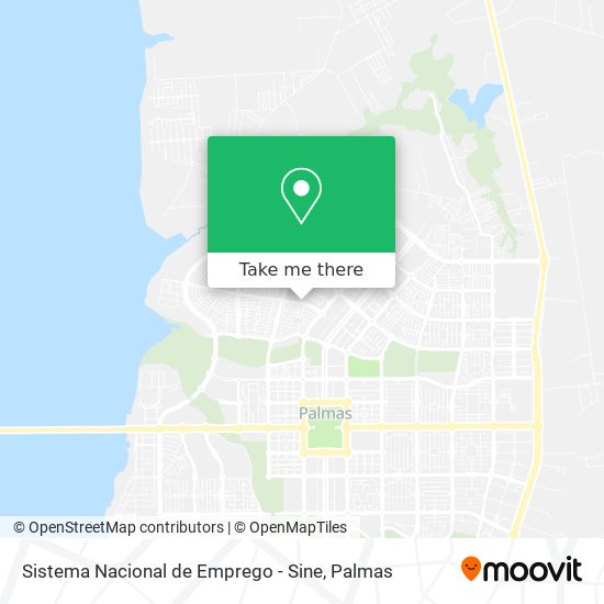 Sistema Nacional de Emprego - Sine map