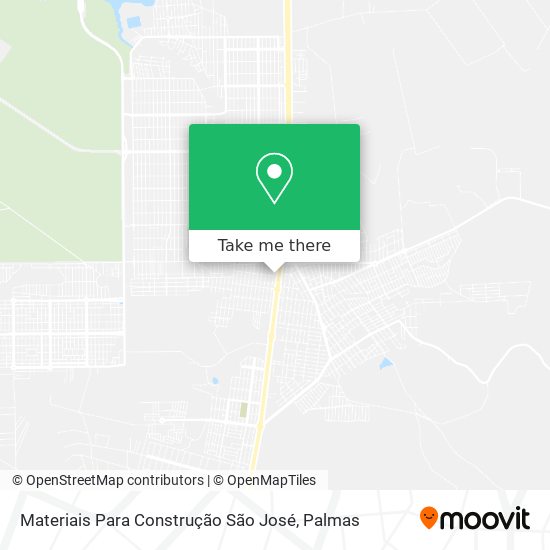 Materiais Para Construção São José map