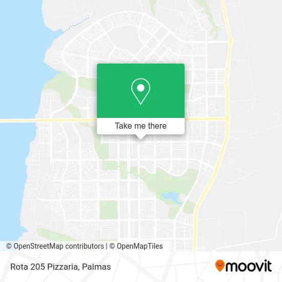 Rota 205 Pizzaria map