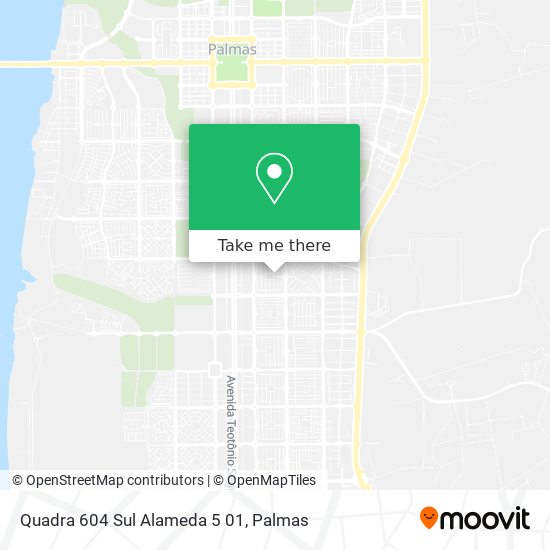 Quadra 604 Sul Alameda 5 01 map