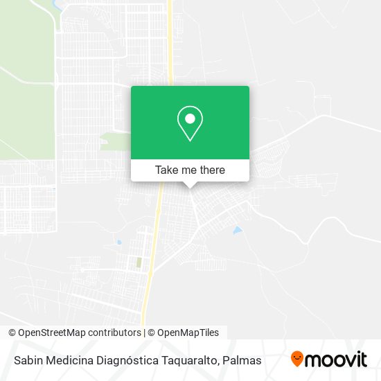 Sabin Medicina Diagnóstica Taquaralto map
