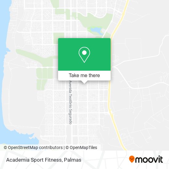Academia Sport Fitness map