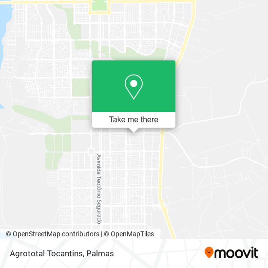 Agrototal Tocantins map