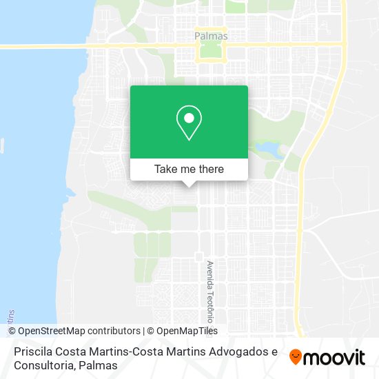 Mapa Priscila Costa Martins-Costa Martins Advogados e Consultoria