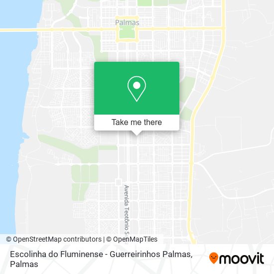 Escolinha do Fluminense - Guerreirinhos Palmas map