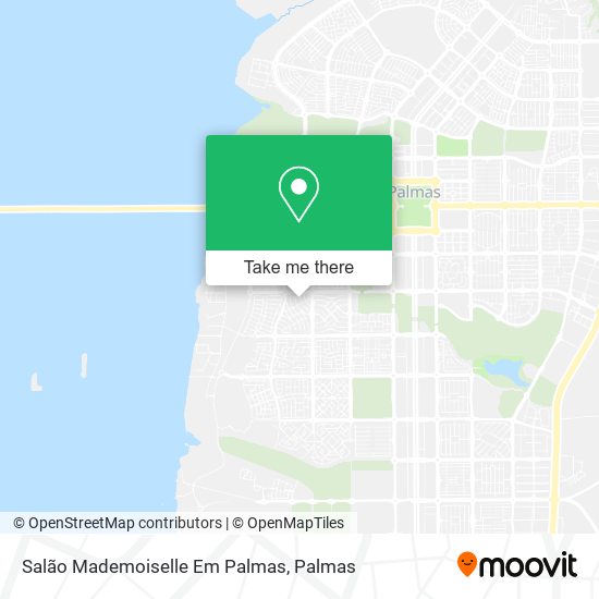 Mapa Salão Mademoiselle Em Palmas