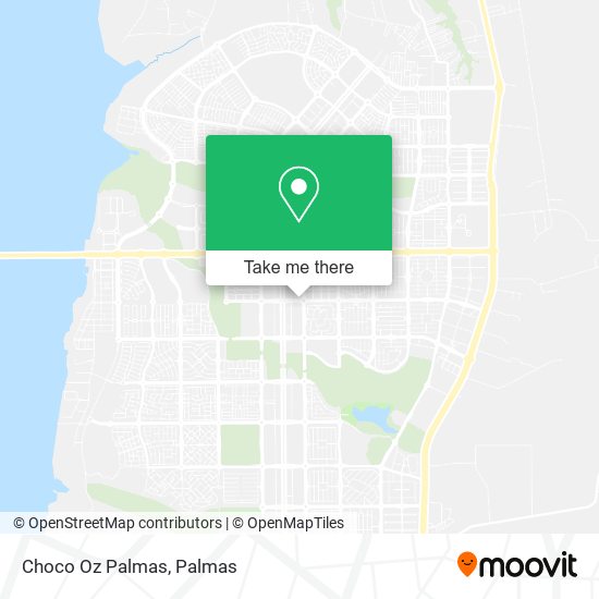 Choco Oz Palmas map