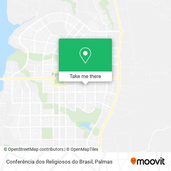 Conferência dos Religiosos do Brasil map