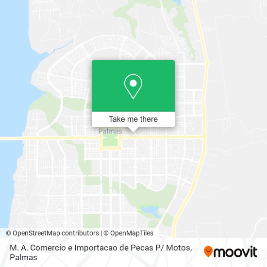 M. A. Comercio e Importacao de Pecas P/ Motos map