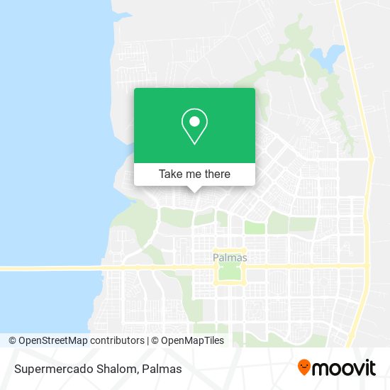 Supermercado Shalom map