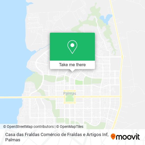 Casa das Fraldas Comércio de Fraldas e Artigos Inf map