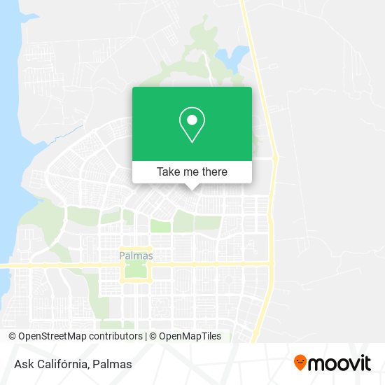 Mapa Ask Califórnia