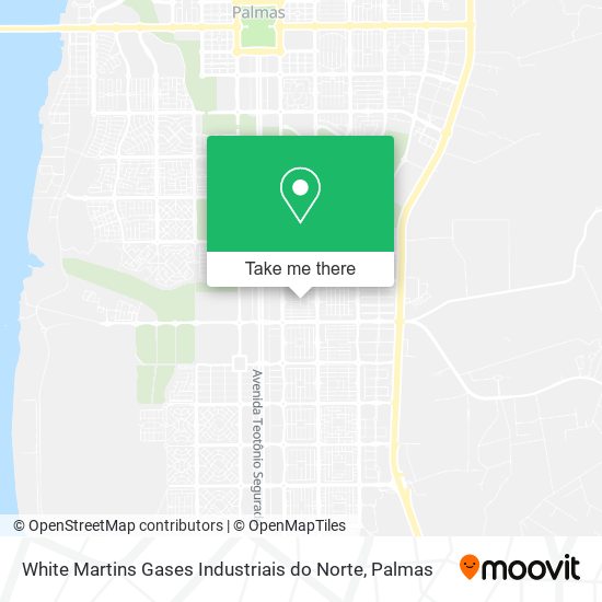 White Martins Gases Industriais do Norte map