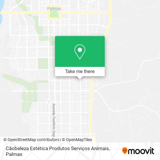 Cãobeleza Estética Produtos Serviços Animais map