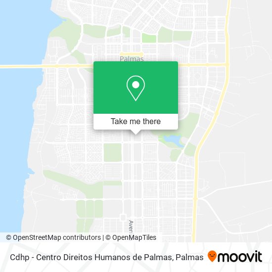 Cdhp - Centro Direitos Humanos de Palmas map