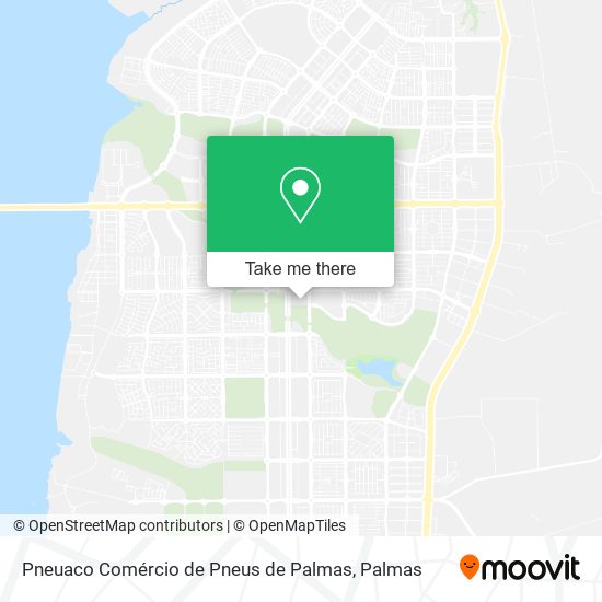 Pneuaco Comércio de Pneus de Palmas map