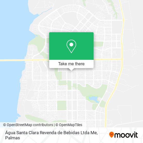 Mapa Água Santa Clara Revenda de Bebidas Ltda Me