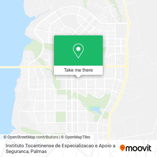 Instituto Tocantinense de Especializacao e Apoio a Seguranca map