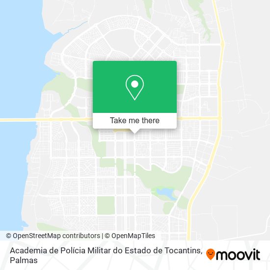 Academia de Polícia Militar do Estado de Tocantins map